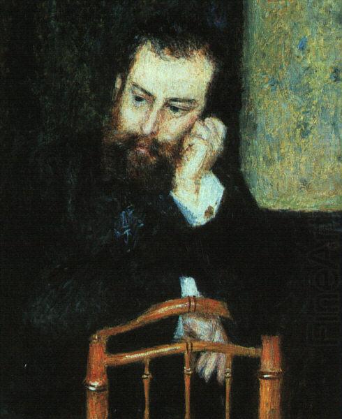Portrait of Alfred Sisley, Pierre Renoir